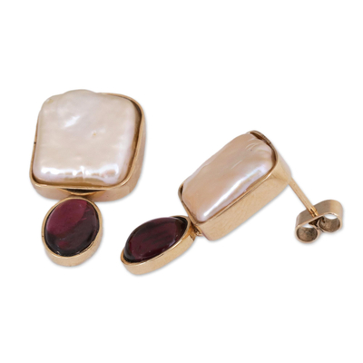 Pendientes de oro y perlas - Pendientes de oro y perlas