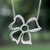 Collar de flores de plata de primera ley - Collar de flores de plata de primera ley