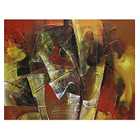 'Danza de colores' (2007) - Pintura abstracta acrílica