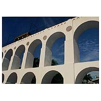 'What a Beautiful Day' - Beautiful Day Color Photograph of the Lapa Arches