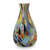 Handblown art glass vase, 'Caprice' - Brazilian Murano Inspired Glass Vase thumbail
