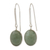 Green quartz dangle earrings, 'Cool Glade' - Green quartz dangle earrings