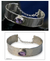 Amethyst cuff bracelet, 'Dabih Star' - Amethyst and Sterling Silver Brazilian Cuff Bracelet