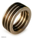 Men's wood ring, 'The Race' - Men's Fine Silver and Wood Band Ring (image 2a) thumbail