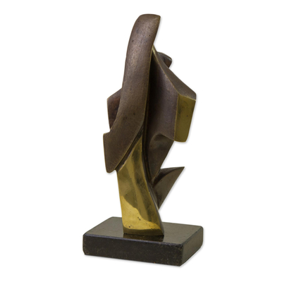 Bronze sculpture, 'Tenderness' - Bronze sculpture