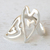 Sterling silver heart ring, 'We Two' - Sterling Silver Heart Ring thumbail