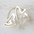 Sterling silver heart ring, 'We Two' - Sterling Silver Heart Ring (image 2c) thumbail