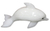Calcite statuette, 'Friendly Dolphin' - Calcite statuette