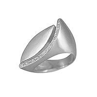 Featured review for Sterling silver cocktail ring, Splendor