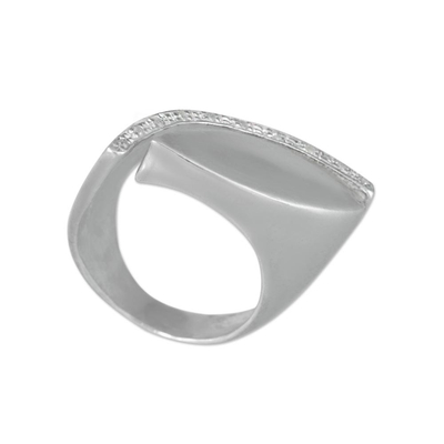 Sterling silver cocktail ring, 'Splendor' - Sterling silver cocktail ring