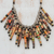 Recycled paper waterfall necklace, 'Cascade' - Hand Made Brazilian Recycled Paper Waterfall Necklace (image 2) thumbail