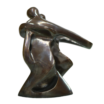 Escultura de bronce - Escultura romántica de bronce.