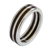 Sterling silver band ring, 'The Race' - Sterling Silver and Wood Band Ring (image 2a) thumbail