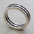 Sterling silver band ring, 'The Race' - Sterling Silver and Wood Band Ring (image 2b) thumbail