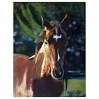 'Horse' - Brazilian Realist Painting