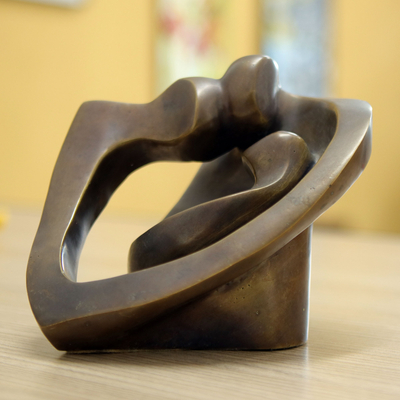 Bronze sculpture, 'Lassos of Love' - Bronze sculpture