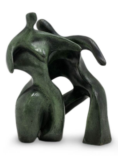 Esculturas de bronce, (pareja) - Esculturas de bronce (Pareja)