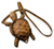 Leather shoulder bag, 'Amazon Turtle' - Hand Crafted Leather Shoulder Bag from Brazil