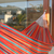 Cotton hammock, 'Carnival Rainbow' (single) - Cotton Striped Fabric Hammock (Single) (image 2) thumbail