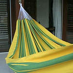 Cotton hammock (Single), 'Brazilian Pride'