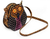 Leather backpack handbag, 'Wise Owl' - Leather backpack handbag