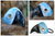 Leather mask, 'Pale Blue Macaw' - Leather mask thumbail