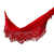 Cotton hammock, 'Recife Red' (double) - Handcrafted Cotton Solid Fabric Hammock (Double) (image 2a) thumbail