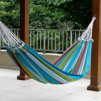Featured review for Cotton hammock, Tropical Day (double)
