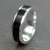 Men's silver and wood band ring, 'Strength and Solidarity' - Men's Fair Trade Fine Silver Wood Band Ring thumbail