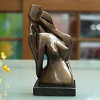 Bronze sculpture, 'Insinuating' - Bronze sculpture