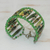 Recycled paper wristband bracelet, 'Nature Tales' - Recycled paper wristband bracelet (image 2b) thumbail