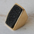 Brazilian drusy agate cocktail ring, 'Nightlife' - Brazilian Gold Plated Drusy Cocktail Ring (image 2c) thumbail