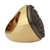 Brazilian drusy agate cocktail ring, 'Violet Majesty' - Gold Plated Drusy Cocktail Ring (image 2e) thumbail