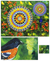 'Blue Macaw II' - Naif Painting from Brazil (image 2) thumbail