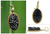 Brazilian drusy agate pendant, 'Black Amazon Serpent' - Gold Plated Drusy Snake Pendant