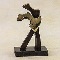 Bronze sculpture, 'Dancing'