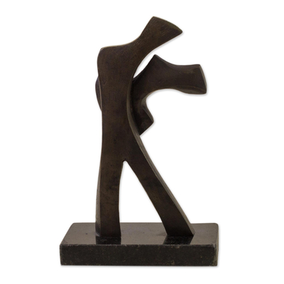 Bronze sculpture, 'Dancing' - Bronze sculpture
