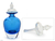 Handgeblasene dekorative Flasche aus Kunstglas - Von Murano inspirierte, mundgeblasene, dekorative Flasche