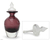 Handblown art glass decorative bottle, 'Surreal Purple' - Handblown Decorative Bottle from Brazil (image 2) thumbail