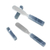 Agate spreader knives and rests, 'Hypnotic Gray Deli' (pair) - Agate spreader knives and rests (Pair) (image 2c) thumbail