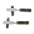 Agate spreader knives and rests, 'Fresh Green Deli' (pair) - Agate Spreader Knives and Rests (image 2a) thumbail
