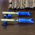 Agate spreader knives and rests, 'Sapphire Blue Deli' (pair) - Agate Spreader Knives Handcrafted in Brazil (Pair) (image 2) thumbail