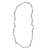 Howlite long beaded necklace, 'Brazilian Cloud' - Hand Made Long Beaded Howlite Necklace (image 2a) thumbail