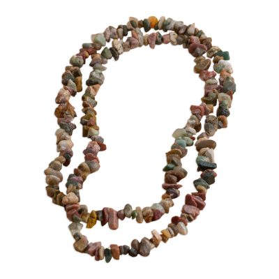 Beaded Jasper Necklace