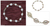 Armband aus Zuchtperlen - Brasilianisches handgefertigtes Armband aus rosafarbenen Perlen und Silber