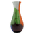 Handblown art glass vase, 'Millennial Colors' - Brazilian Murano Inspired Glass Vase in Tropical Tones (image 2c) thumbail