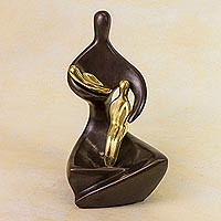Bronze sculpture, 'Maternity'