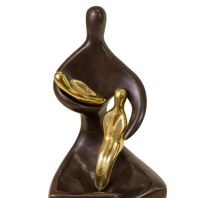 Bronze sculpture, 'Maternity' - Bronze sculpture