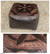 Leather ottoman cover, 'Floral Magnificence' - Handcrafted Brown Leather Ottoman Cover