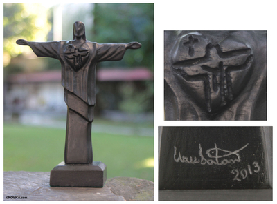 Sculpture, 'Redeemer of the Day' - Christ the Redeemer Commemorative Sculpture